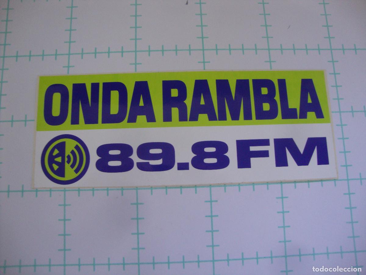 Pegatinas de colecci&oacute;n: PEGATINA NUEVA RADIO ONDA RAMBLA