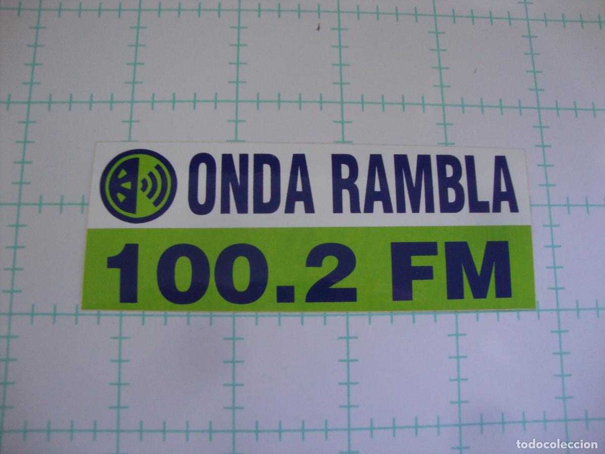 Pegatinas de colecci&oacute;n: PEGATINA NUEVA RADIO ONDA RAMBLA