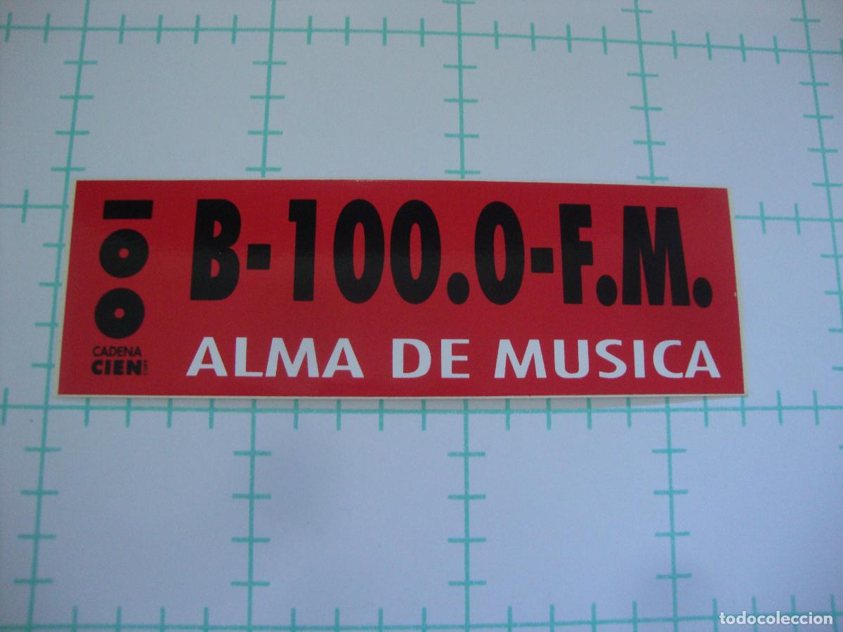 Pegatinas de colecci&oacute;n: PEGATINA NUEVA RADIO CADENA 100 ALMA DE MUSICA