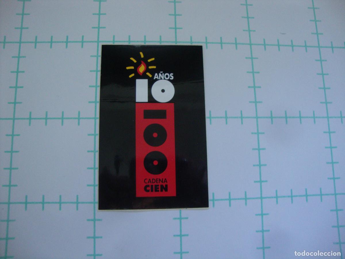 Pegatinas de colecci&oacute;n: PEGATINA NUEVA RADIO CADENA 100 10 A&Ntilde;OS