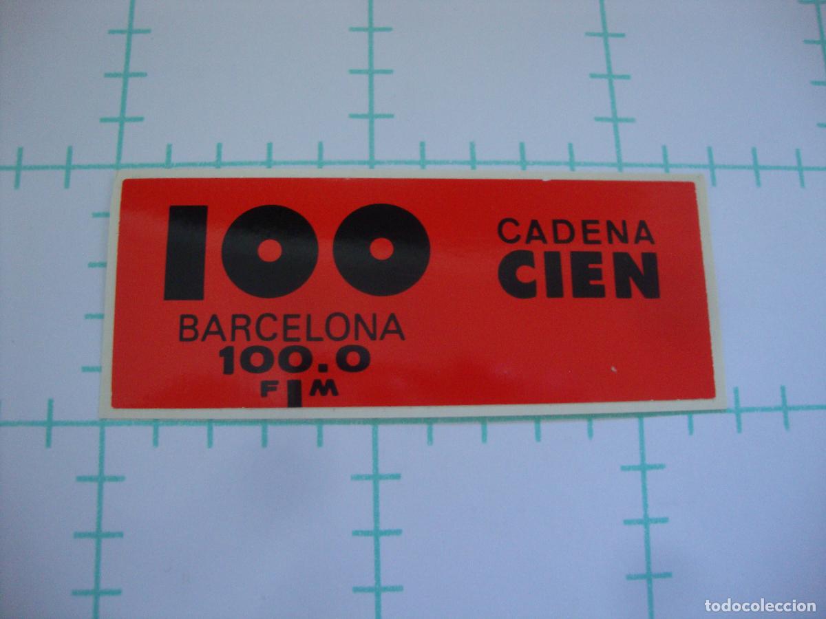 Pegatinas de colecci&oacute;n: PEGATINA NUEVA RADIO CADENA 100