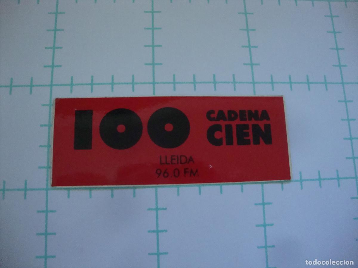 Pegatinas de colecci&oacute;n: PEGATINA NUEVA RADIO CADENA 100 LLEIDA