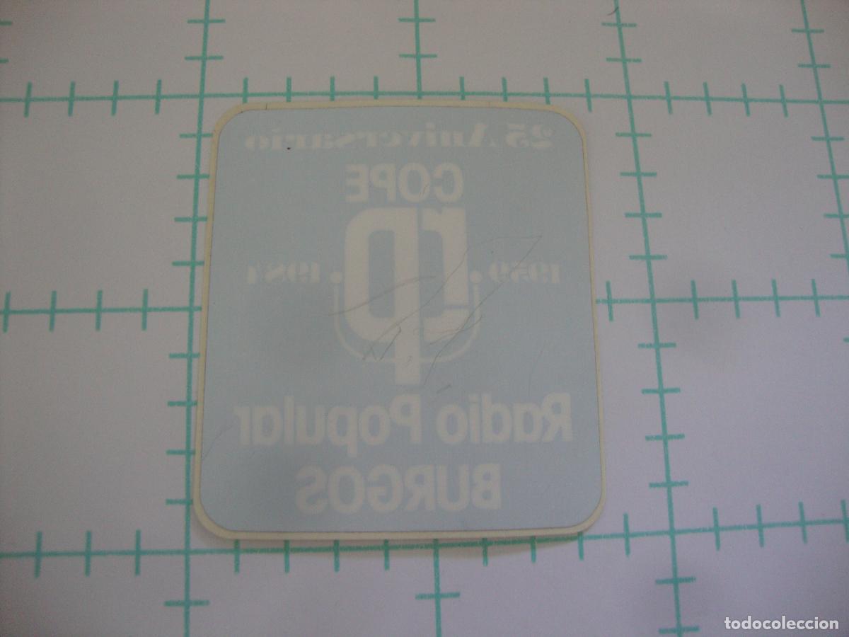 Pegatinas de colecci&oacute;n: PEGATINA NUEVA RADIO COPE RADIO POPULAR BURGOS
