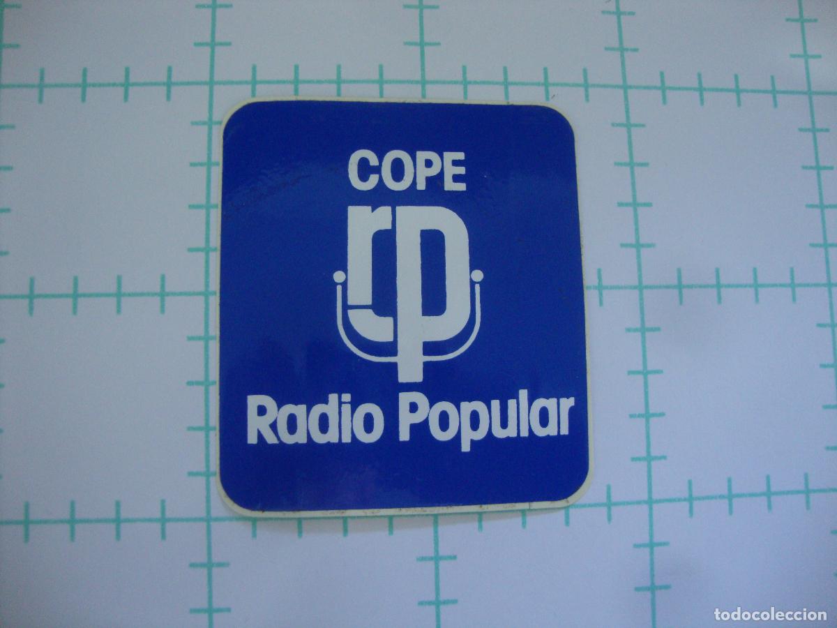 Pegatinas de colecci&oacute;n: PEGATINA NUEVA RADIO COPE RADIO POPULAR