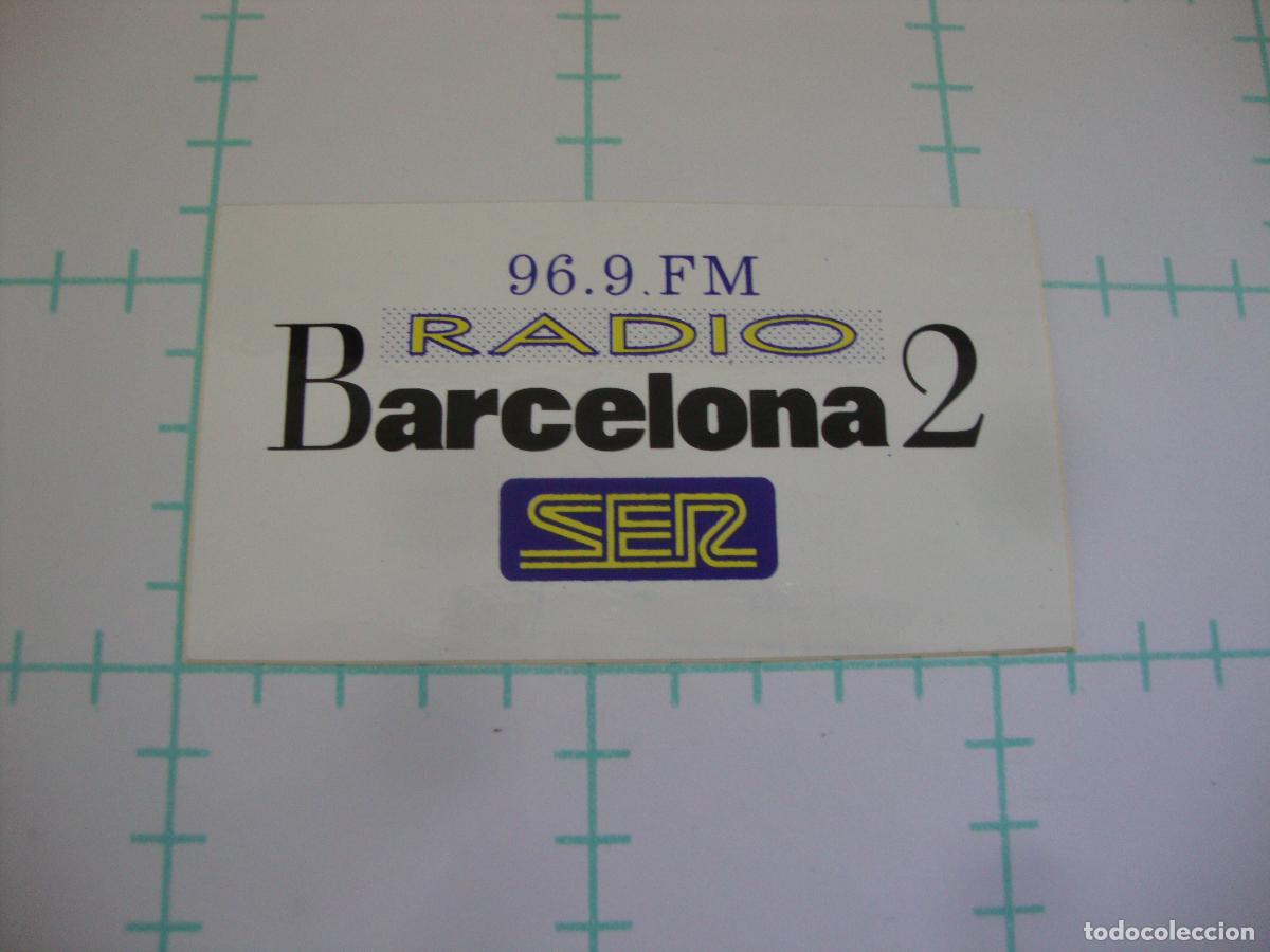 Pegatinas de colecci&oacute;n: PEGATINA NUEVA RADIO BARCELONA 2 CADENA SER