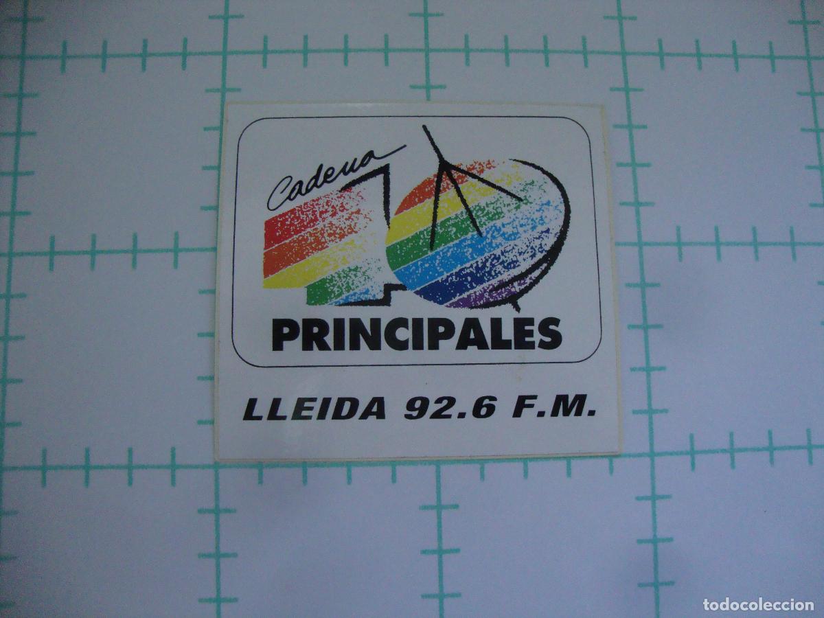 Pegatinas de colecci&oacute;n: PEGATINA NUEVA RADIO CADENA 40 PRINCIPALES LLEIDA