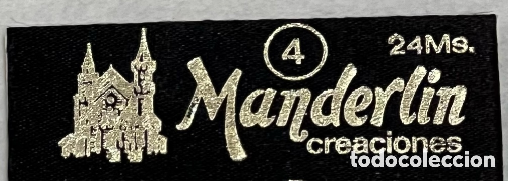 Pegatinas de colecci&oacute;n: Pegatina. MADELIN Creaciones. Tejido. A&ntilde;os 80.