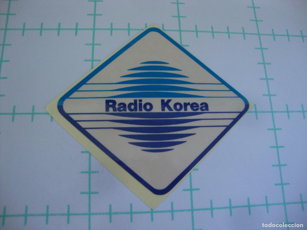 Pegatinas de colecci&oacute;n: PEGATINA NUEVA RADIO KOREA
