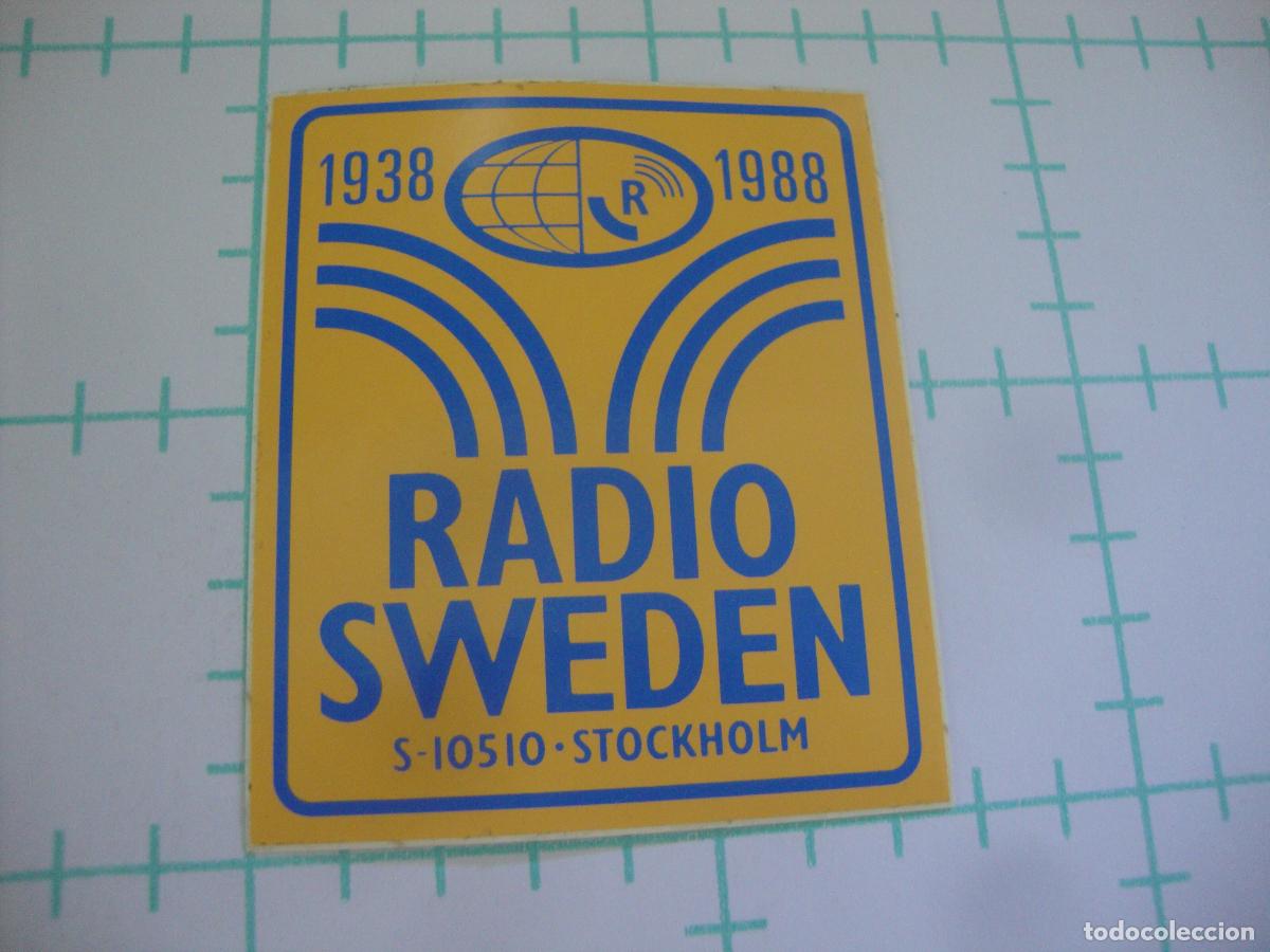 Pegatinas de colecci&oacute;n: PEGATINA NUEVA RADIO SWEDEN