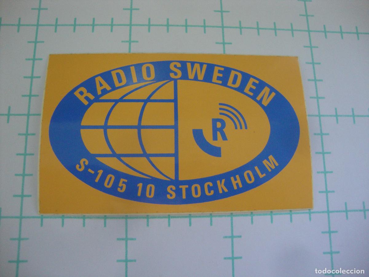 Pegatinas de colecci&oacute;n: PEGATINA NUEVA RADIO SWEDEN