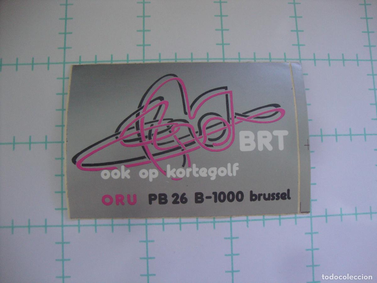 Pegatinas de colecci&oacute;n: PEGATINA NUEVA RADIO BRUSSEL