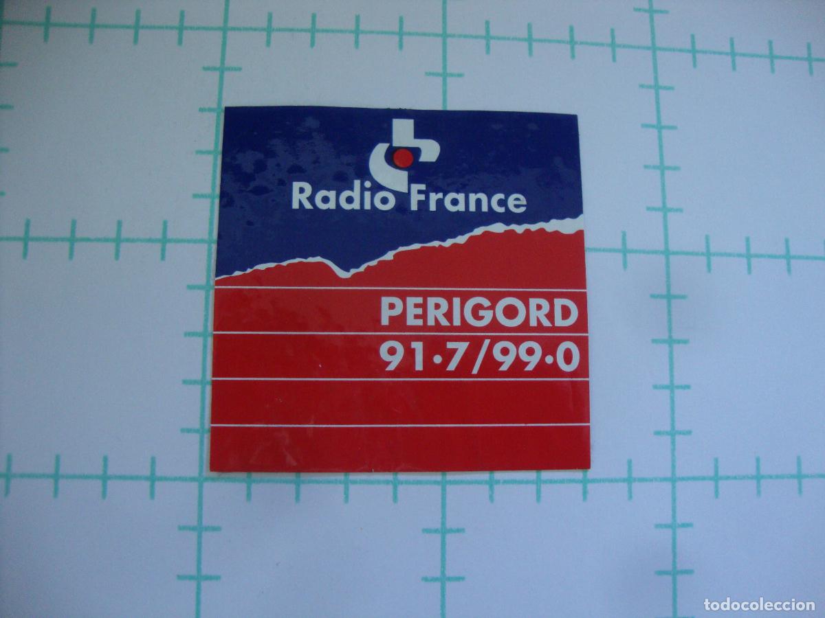 Pegatinas de colecci&oacute;n: PEGATINA SIN PAPEL NI COLA RADIO FRANCE