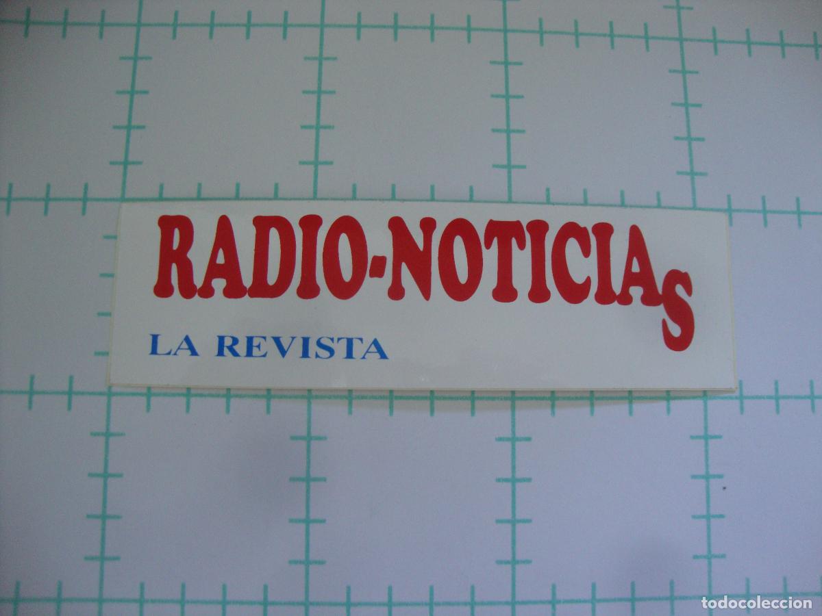 Pegatinas de colecci&oacute;n: PEGATINA NUEVA RADIO NOTICIAS LA REVISTA