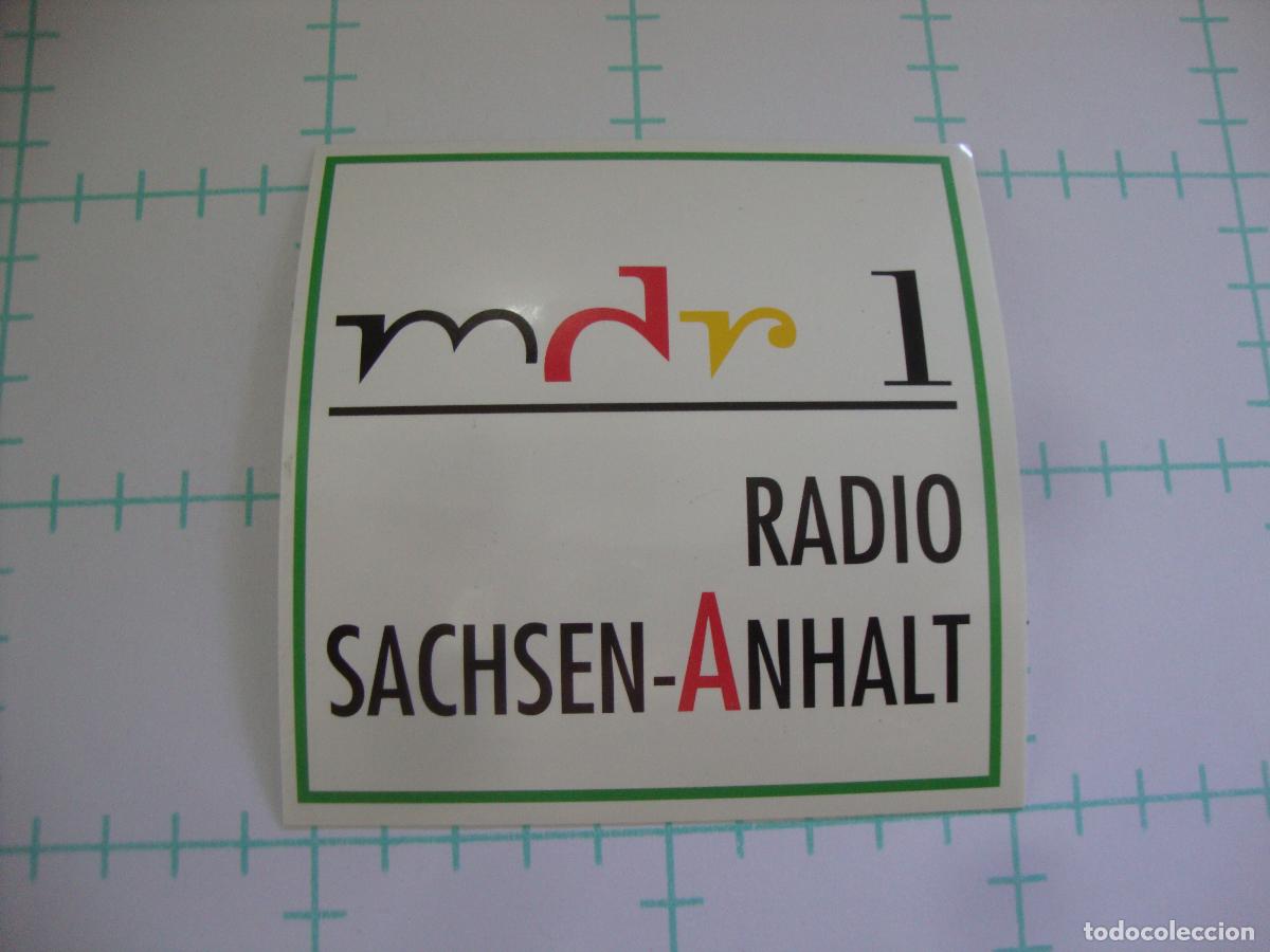 Pegatinas de colecci&oacute;n: PEGATINA NUEVA RADIO SACHSEN ANHALT