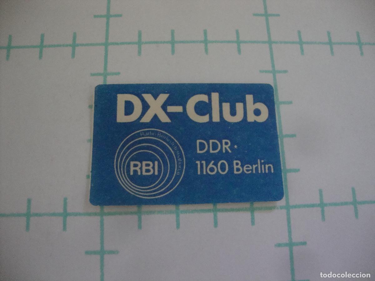 Pegatinas de colecci&oacute;n: PEGATINA SIN PAPEL NI COLA RADIO BERLIN INTERNACIONAL