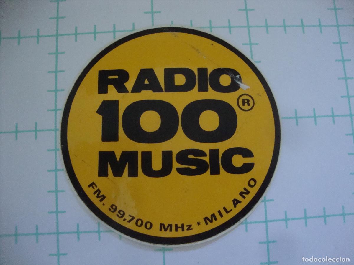 Pegatinas de colecci&oacute;n: PEGATINA NUEVA RADIO 100 MUSIC