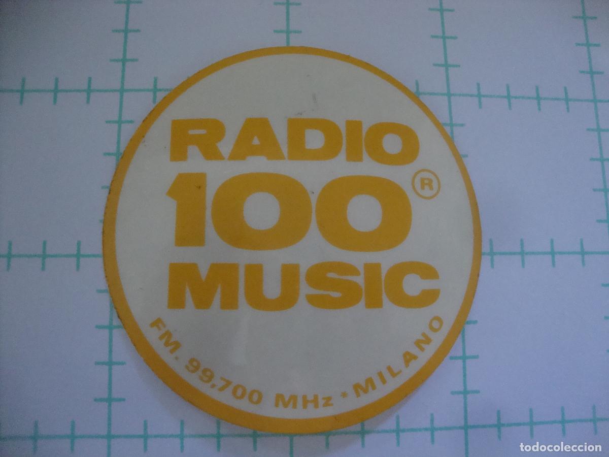 Pegatinas de colecci&oacute;n: PEGATINA NUEVA RADIO 100 MUSIC