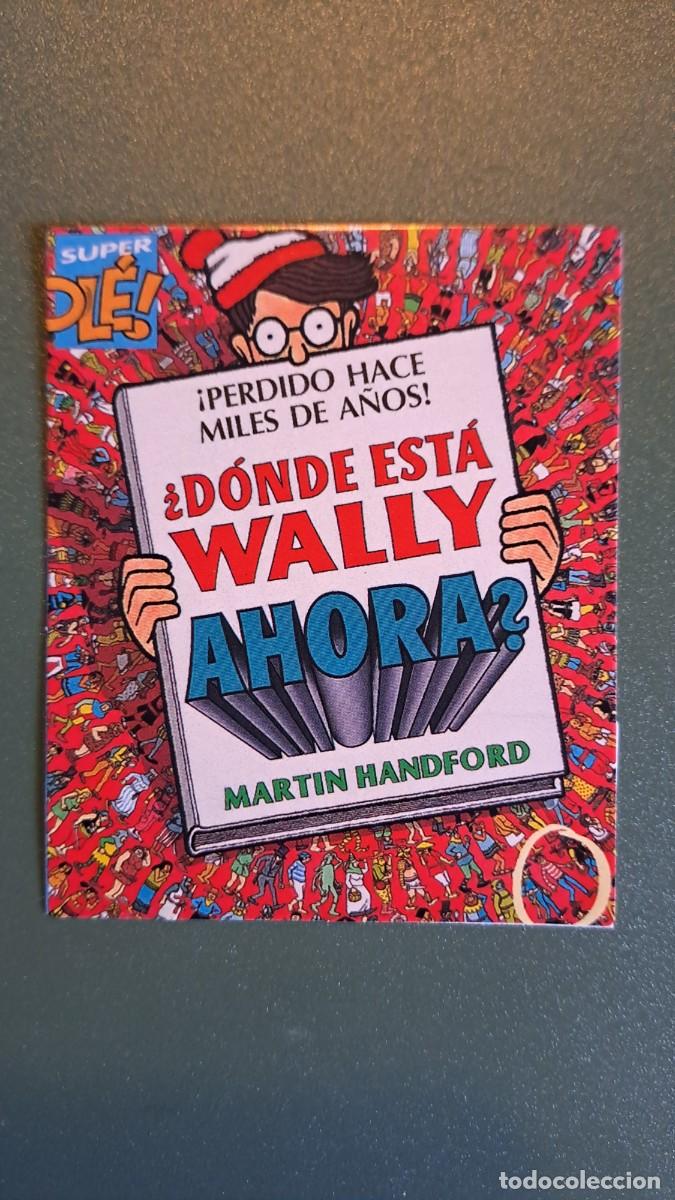 Pegatinas de colecci&oacute;n: ANTIGUA PEGATINA &iquest;DONDE ESTA WALLY AHORA? (8 x 6,5 cm)