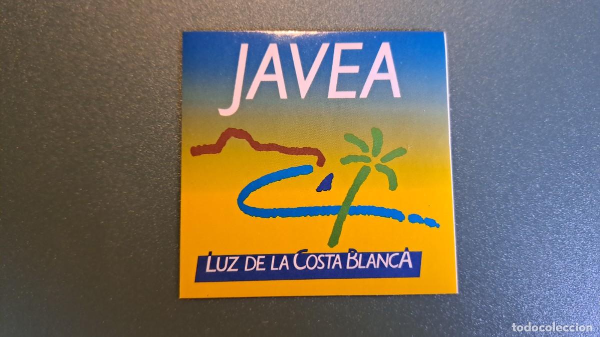 Pegatinas de colecci&oacute;n: ANTIGUA PEGATINA JAVEA (6,5 x 6,5 cm)