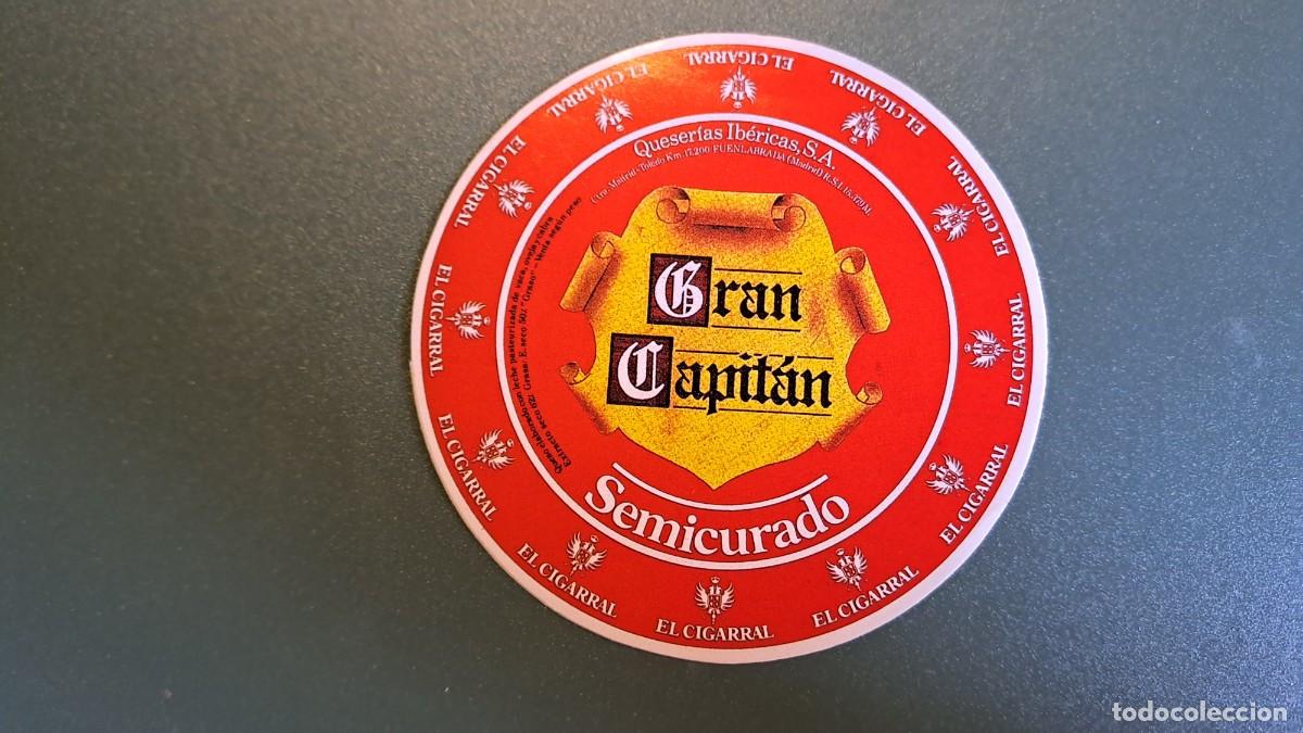 Pegatinas de colecci&oacute;n: ANTIGUA PEGATINA QUESOS GRAN CAPITAN (9,5 cm)
