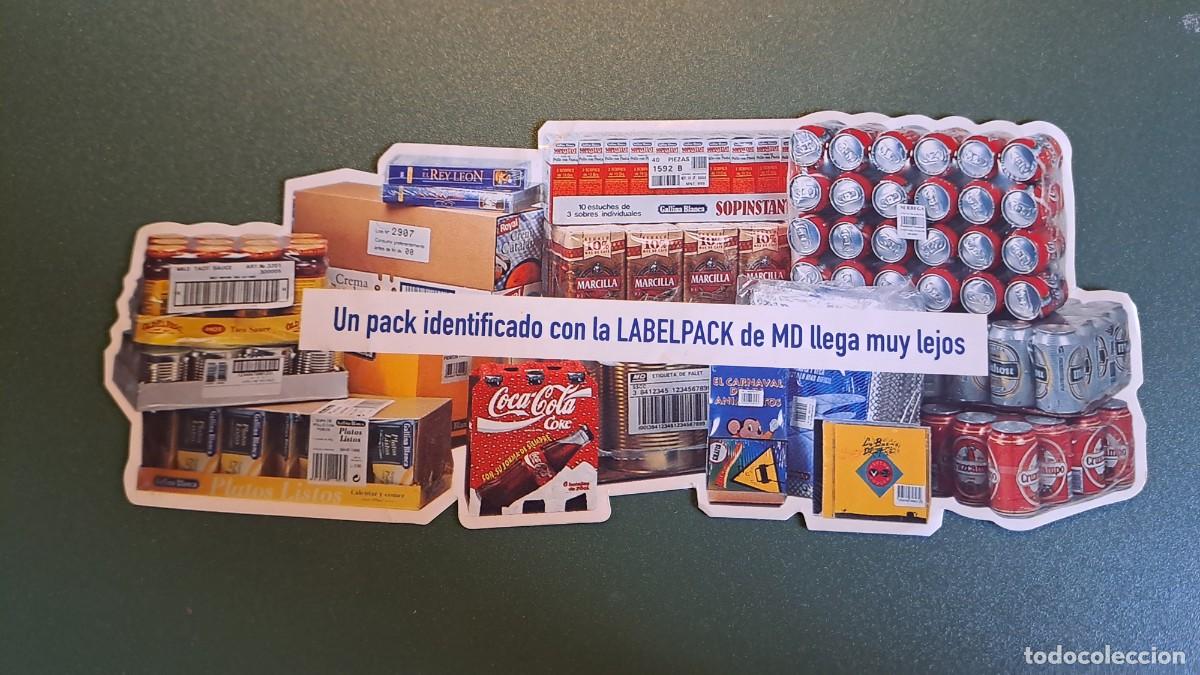 Pegatinas de colecci&oacute;n: ANTIGUA PEGATINA LABELPACK (19 cm)