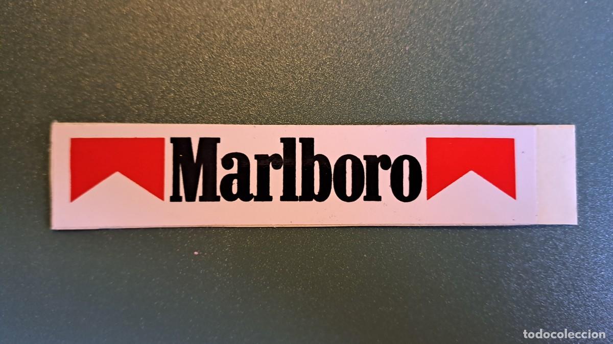 Pegatinas de colecci&oacute;n: ANTIGUA PEGATINA MARLBORO (11 x 2 cm)