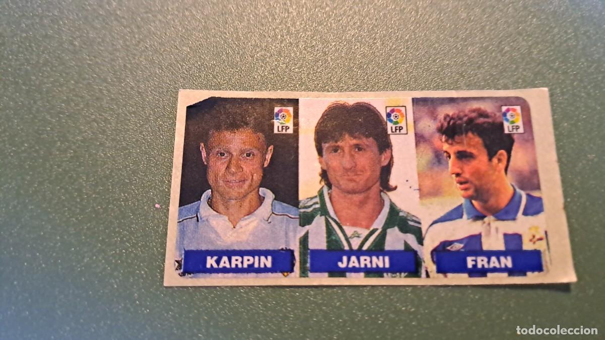 Pegatinas de colecci&oacute;n: CHICLE CAMPEON LIGA 96 97 1996 1997 KARPIN JARNI FRAN