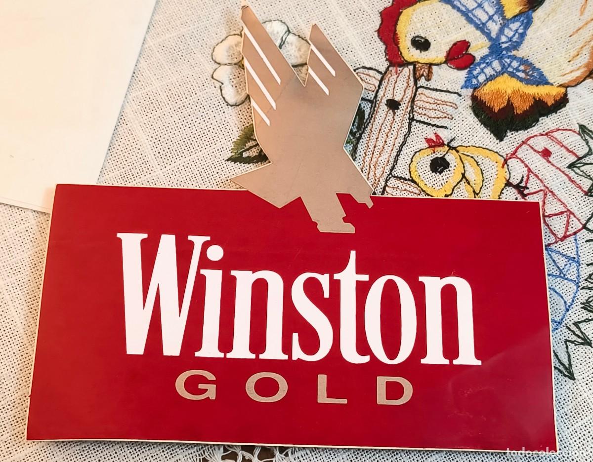 Pegatinas de colecci&oacute;n: PEGATINA TROQUELADA | WINSTON GOLD