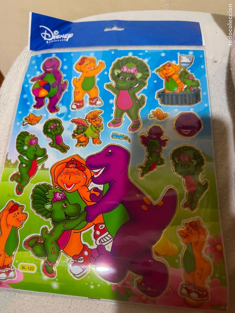 Pegatinas de colecci&oacute;n: Pegatinas barney y sus amigos