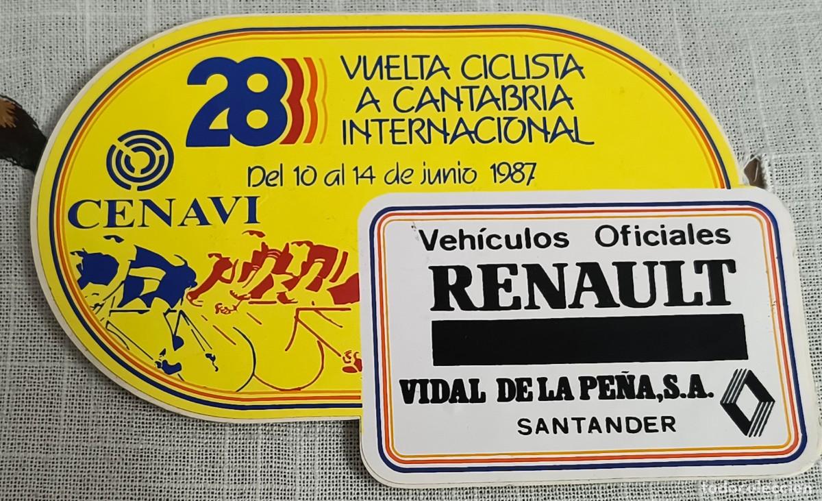 Pegatinas de colecci&oacute;n: PEGATINA | RENAULT - VUELTA CICLISTA
