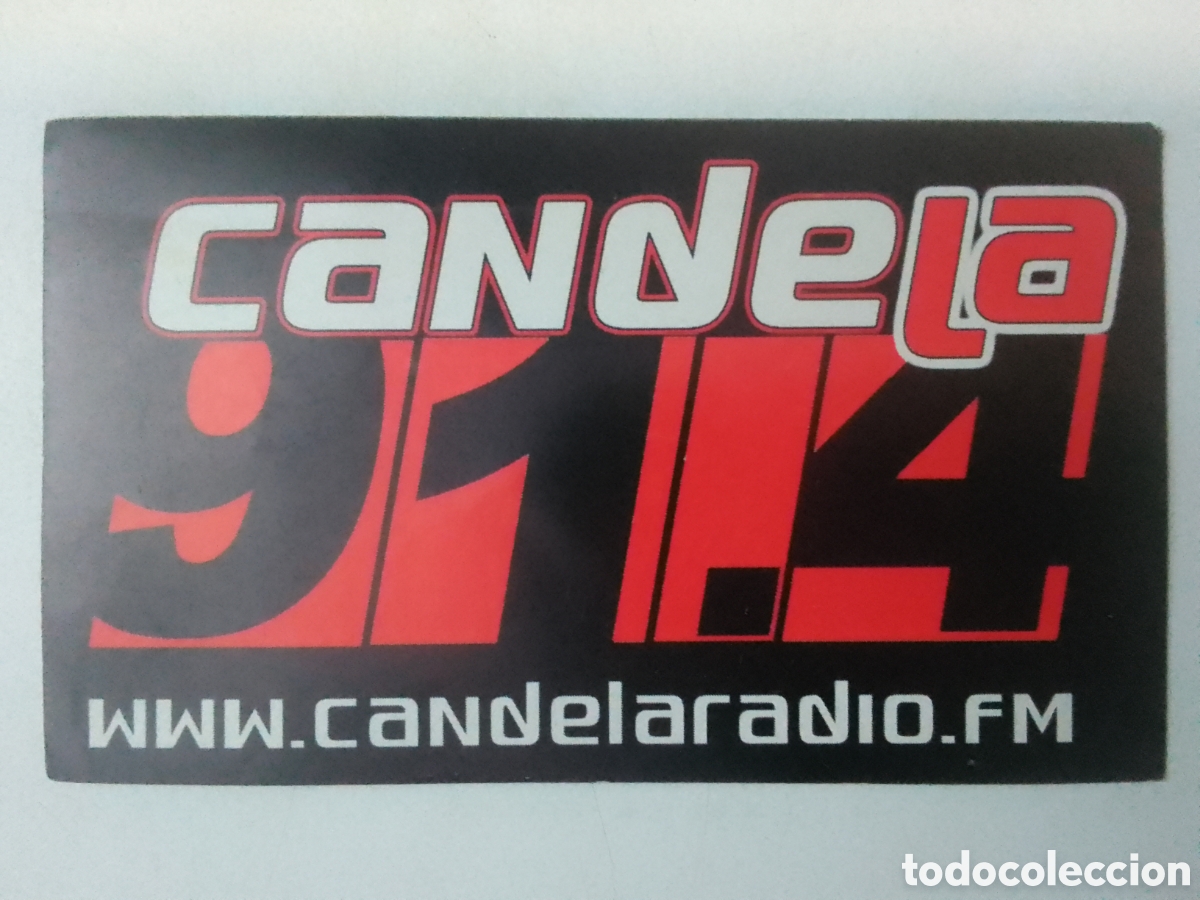 Pegatinas de colecci&oacute;n: Pegatina candela radio.