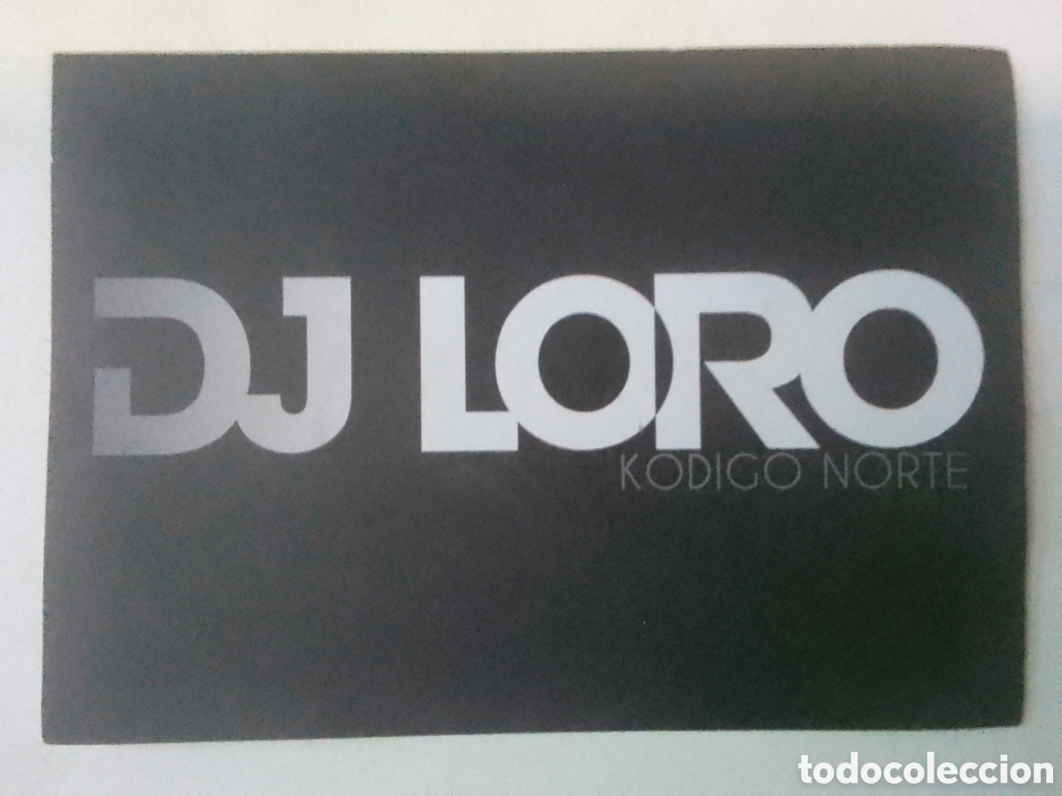 Pegatinas de colecci&oacute;n: Pegatina DJ LORO KODIGO NORTE.