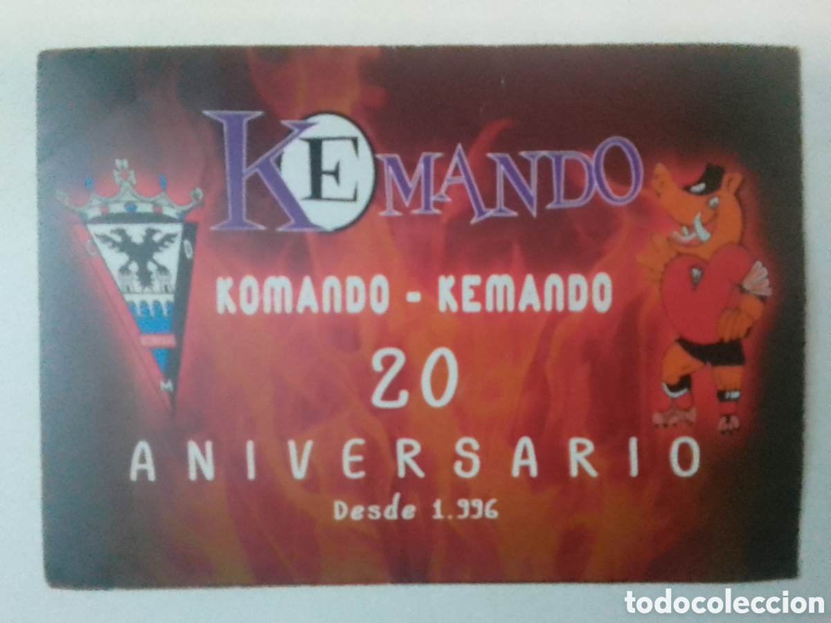 Pegatinas de colecci&oacute;n: Pegatina 20 Aniversario Pe&ntilde;a C.D. Mirand&eacute;s KONANDO - KEMANDO.