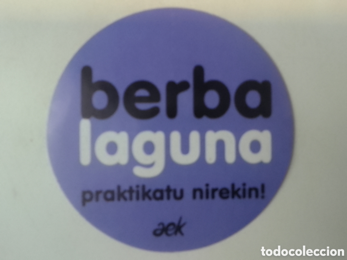 Pegatinas de colecci&oacute;n: Pegatina aek berba laguna.