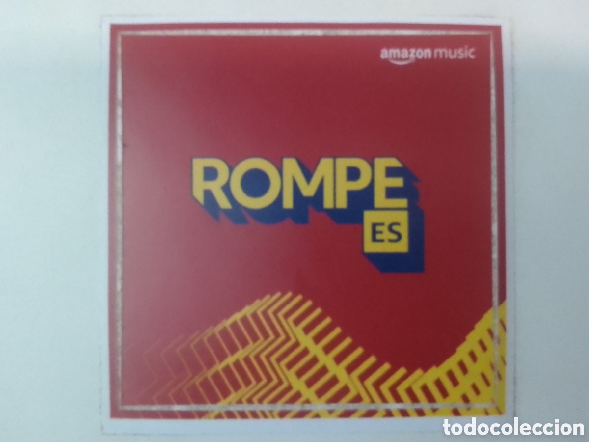 Pegatinas de colecci&oacute;n: Pegatina amazon music.