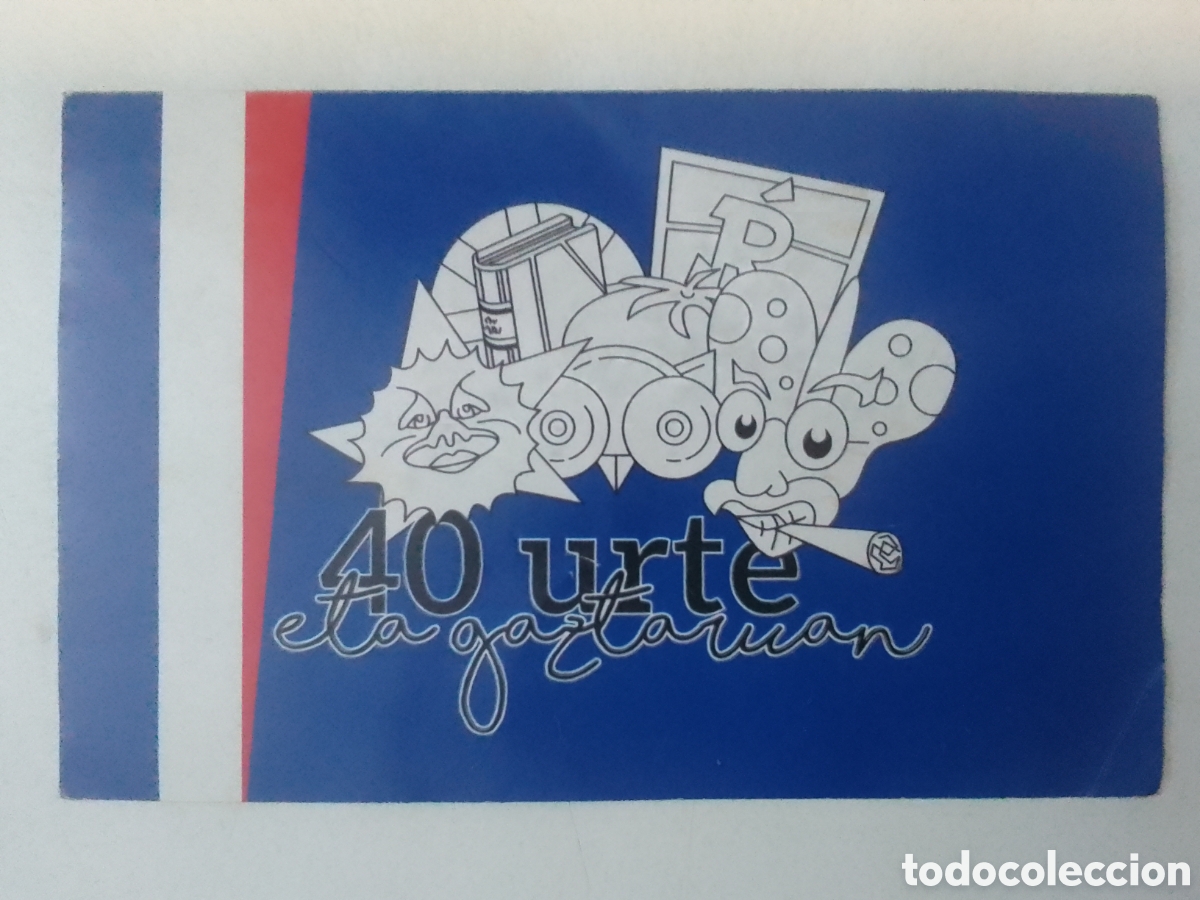 Pegatinas de colecci&oacute;n: Pegatina 40 urte eta gaztaruan.