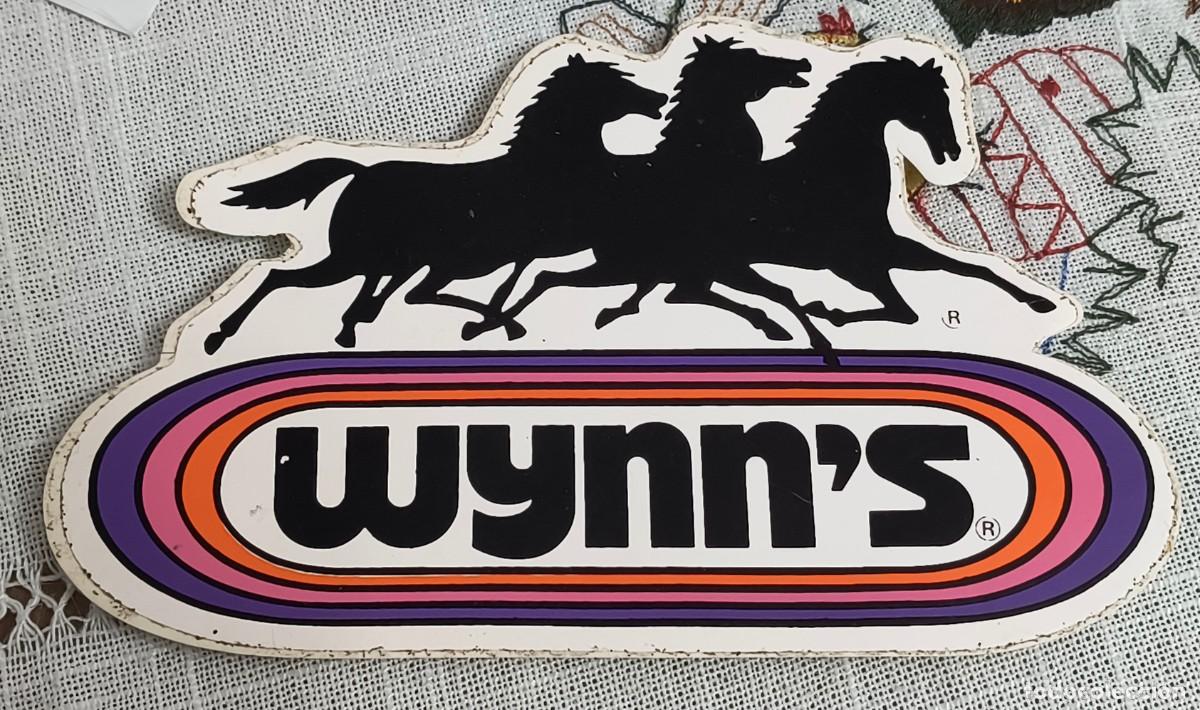 Pegatinas de colecci&oacute;n: PEGATINA TROQUELADA | LOGO WYNN'S (LUBRICANTE MOTOR)