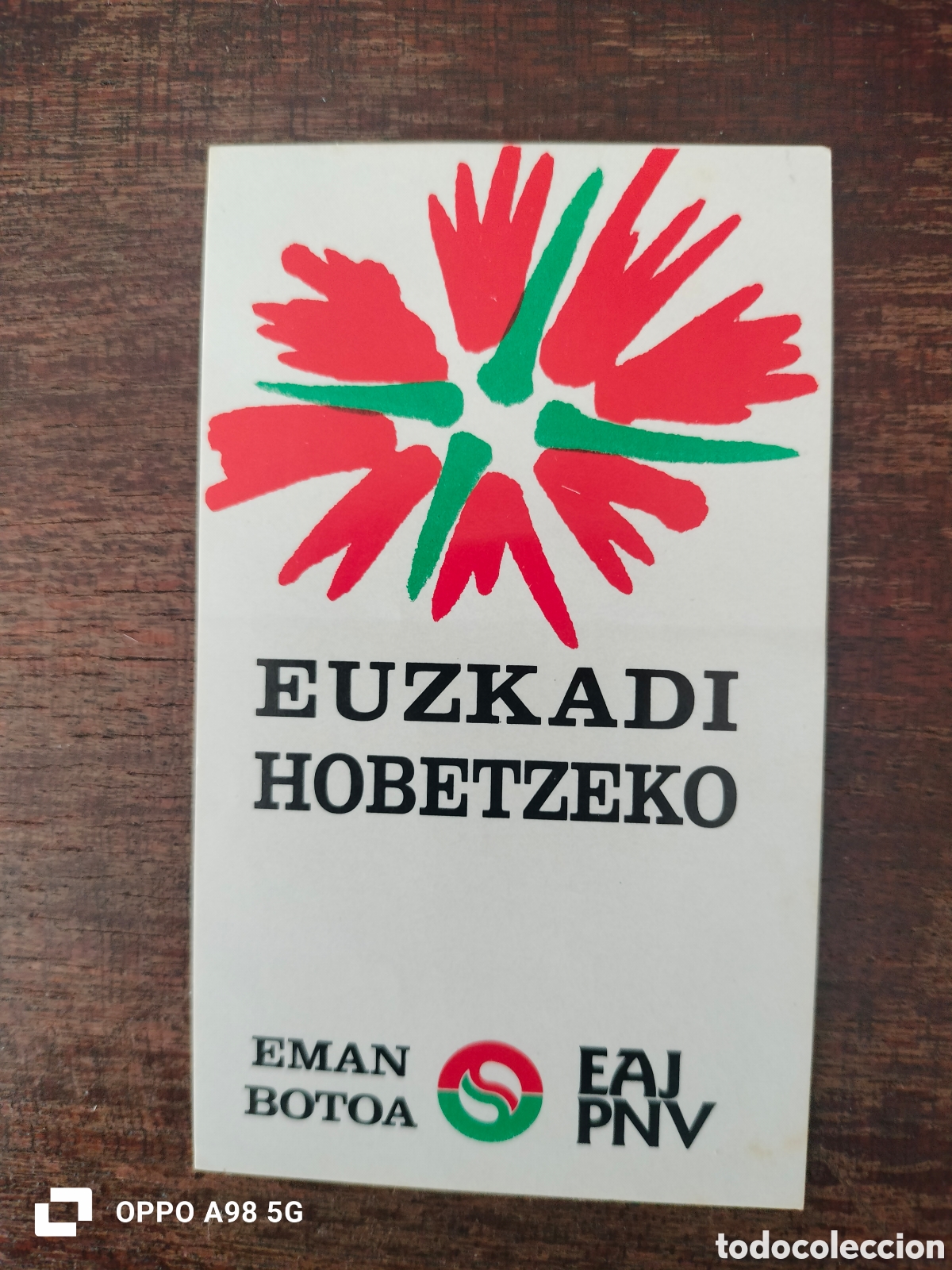 Pegatinas de colecci&oacute;n: Pegatina PNV Euskadi Euskadi - Foto 1