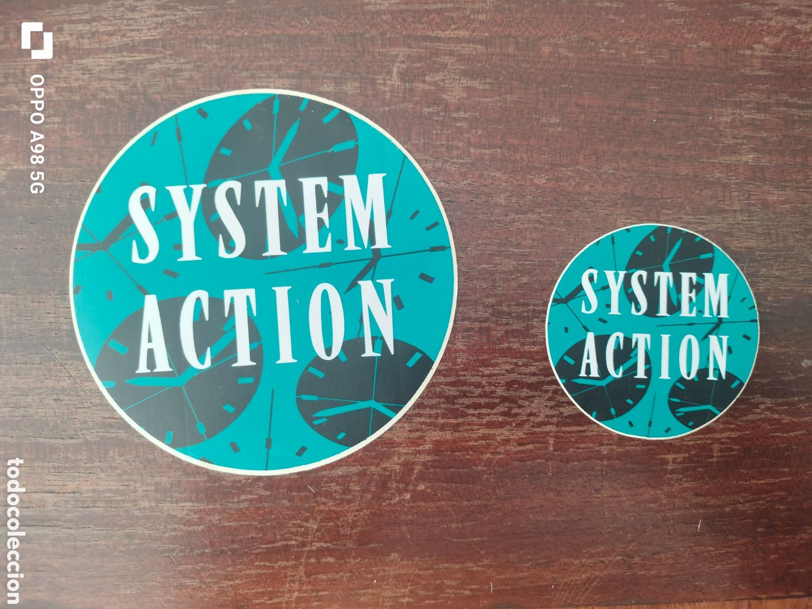 Pegatinas de colecci&oacute;n: 2 pegatinas System Action - Foto 1