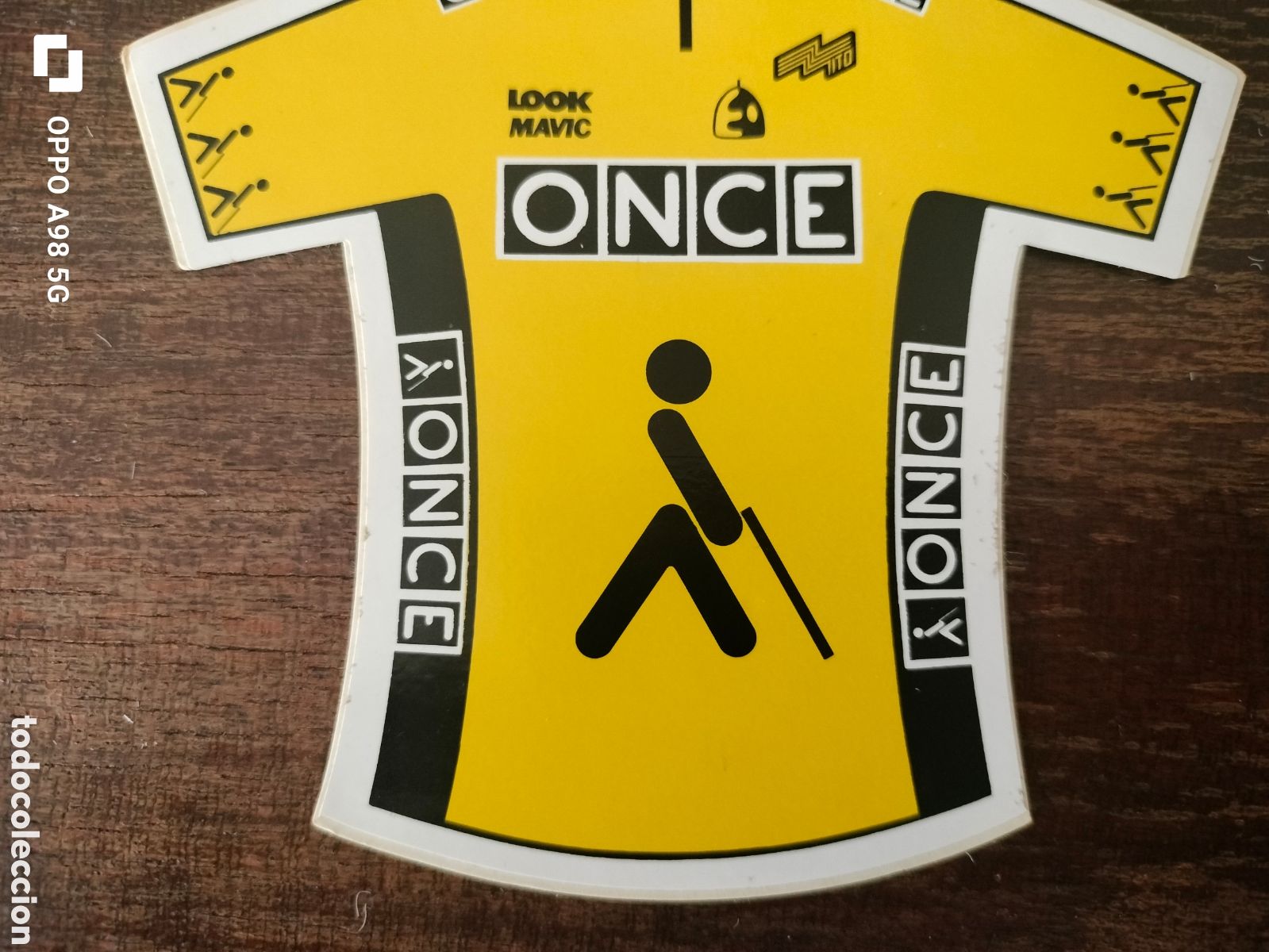 Pegatinas de colecci&oacute;n: Pegatina Maillot ONCE - Foto 3