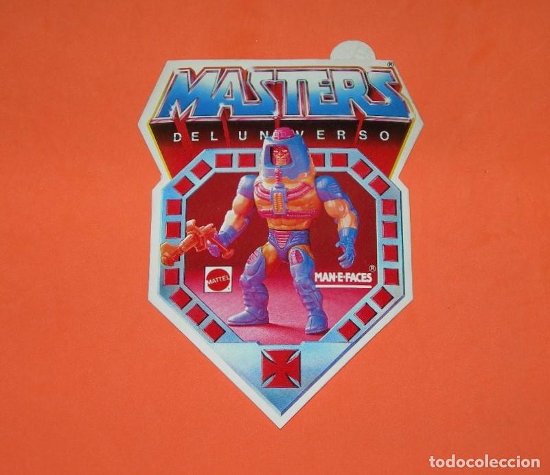 Pegatinas de colecci&oacute;n: DIF&Iacute;CIL PEGATINA DE MASTERS DEL UNIVERSO - MAN-E-FACES - MATTEL - GRAN ESTADO - MADE IN SPAIN -