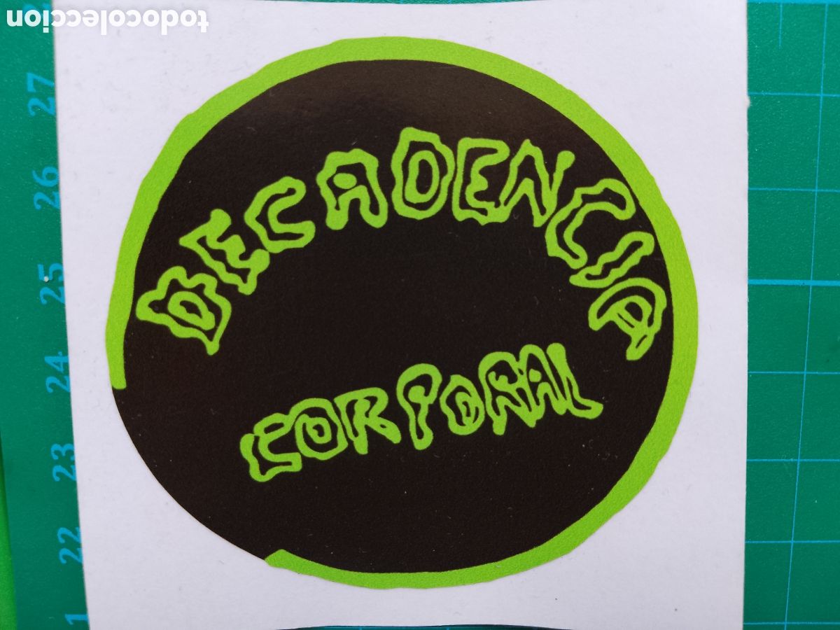 Pegatinas de colecci&oacute;n: DECADENCIA CORPORAL . PEGATINA . STICKER