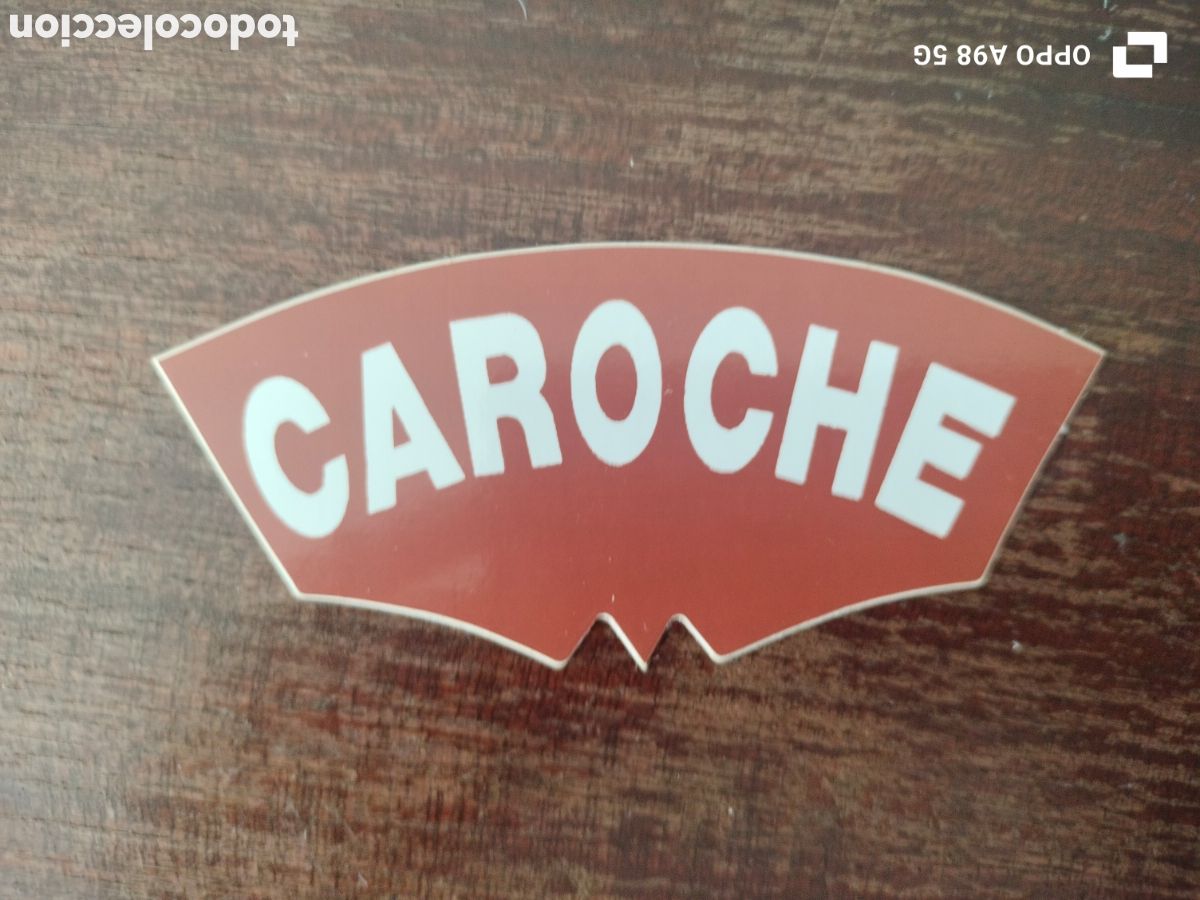 Pegatinas de colecci&oacute;n: Pegatina Caroche original y antigua