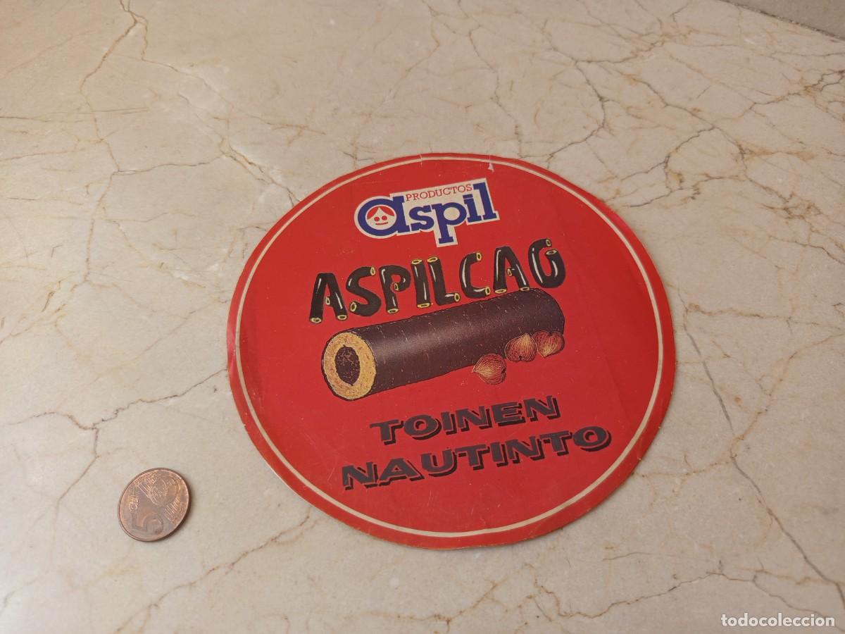 Pegatinas de colecci&oacute;n: Antiguo adhesivo Aspilcao de Productos Aspil