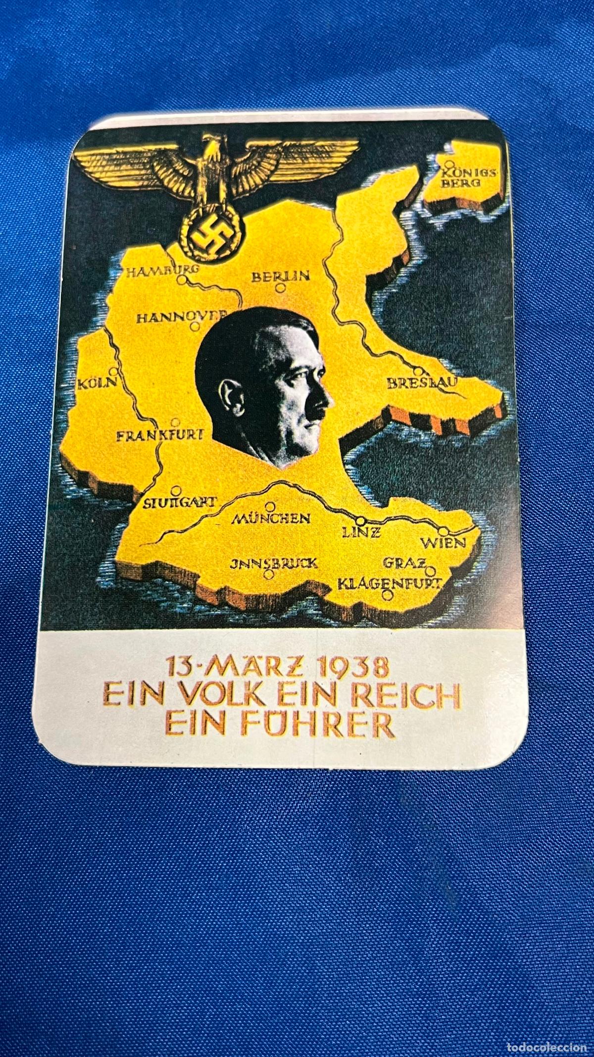 Sammlung von Aufklebern: Pegatina nazi de un corresponsal de CEDADE - propaganda Nacional socialista - hitler
