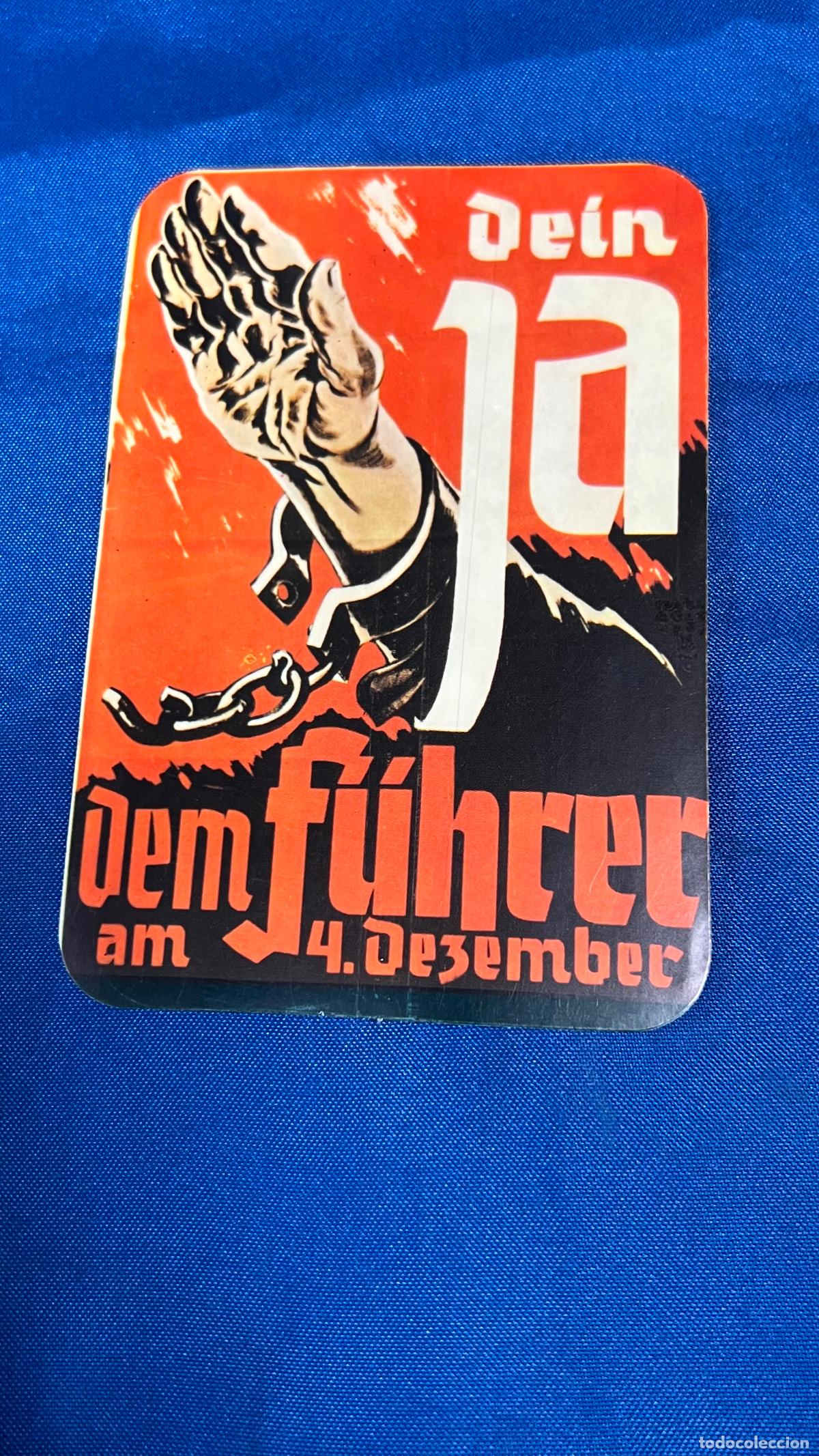 Sammlung von Aufklebern: Pegatina nazi de un corresponsal de CEDADE - propaganda Nacional socialista - hitler alemania