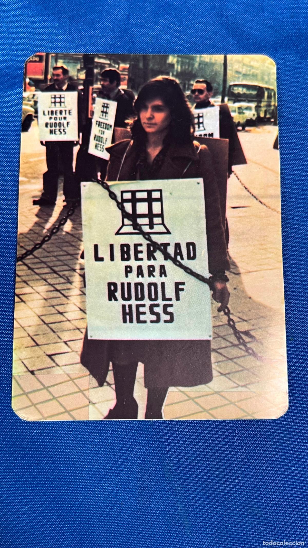 Pegatinas de colecci&oacute;n: Pegatina politica nazi de CEDADE propaganda Nacional socialista - Libertad Rudolf Hess