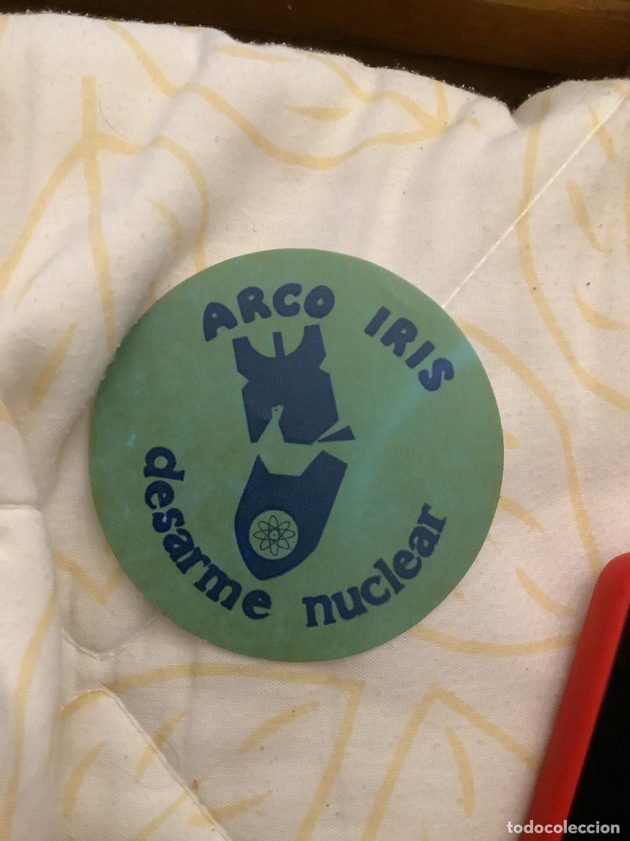 Pegatinas de colecci&oacute;n: PEGATINA ARCO IRIS DESARME NUCLEAR - Foto 1