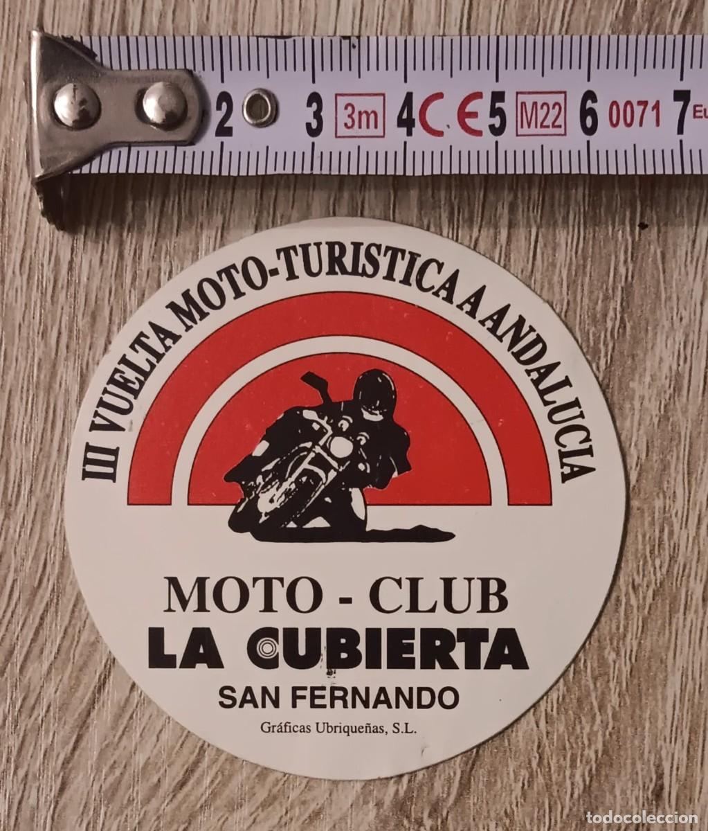 Pegatinas de colecci&oacute;n: PEGATINA MOTORISTA MOTO CLUB LA CUBIERTA SAN FERNANDO A&Ntilde;OS 80/90