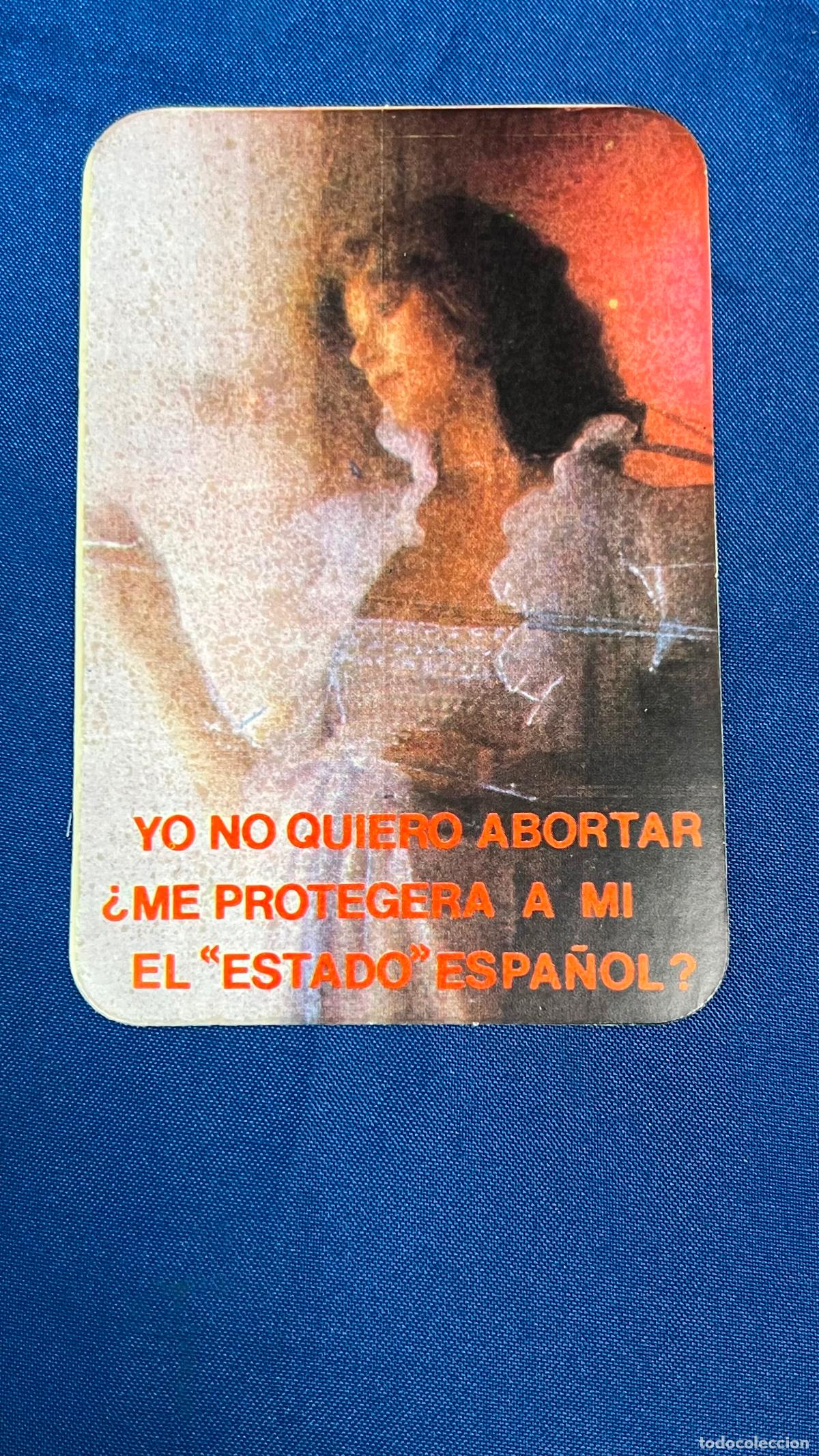 Sammlung von Aufklebern: Pegatina politica transicion guerra civil falangista - antiaborto aborto